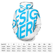 Cargar imagen en el visor de la galería, Sudadera con estampado completo de doble capa de gran tamaño FS0816115 personalizada con foto, texto o logo (imagen única)