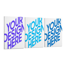 Cargar imagen en el visor de la galería, Portaretrato Multiple Fotos Tapiz Cuadro De Pared Colgante Porta Retrato De Colgar de Múltiples Diseños de 3 Paneles(Vertical1:2) GY0903216 Personalizado Personalizada con Foto, Texto o Logo