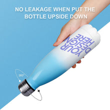 Cargar imagen en el visor de la galería, Botella Térmica / Botella de Agua de acero inoxidable 304 forma de botella de cola de color degradado JJ0520154 Personalizada con Foto Logo Patrón Texto