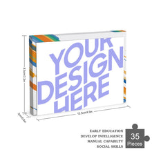 Cargar imagen en el visor de la galería, Juego de Rompecabezas de Madera Versión Horizontal Puzzle GY0907009 Personalizado Impresion Completa de Una Imagen con Foto Logo Patrón Texto