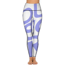 Cargar imagen en el visor de la galería, Pantalones de Yoga / Leggings Deportivos de Fitness con Bolsillos Alta Calidad para Mujer CE003 Personalizados Impresion Completa con Foto Logo Patrón Texto