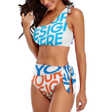 Cargar imagen en el visor de la galería, Bikini / Traje de baño de moda sexy para Mujer BK2119 Personalizado con impresión completa de múltiples imágenes con Foto Logo Patrón Texto