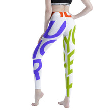 Cargar imagen en el visor de la galería, Leggings largos de Yoga Pantalones Largos Deportivos Estampados FS0813001 Personalizados con Impresión Completa de múltiples imágenes con Foto Logo Patrón Texto