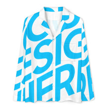 Cargar imagen en el visor de la galería, Pijama de manga larga para mujer de 2 piezas, ropa de estar por casa cálida y acogedora personalizado con patrón foto texto (impresión de imagen única)