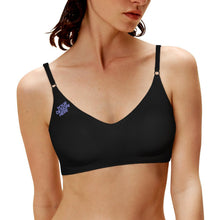 Cargar imagen en el visor de la galería, Sostén / Sujetador sin Aros Suave de Tirantes Ajustables sin Botones sin Rastro para Mujer WH022 Personalizado con Impresión en Derecha de Una Imagen con Foto Texto Patrón