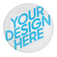 Cargar imagen en el visor de la galería, Imán de Cristal para Nevera (3 cm) con Diseño Personalizado Personalizada de Tus Nombres o Fotos