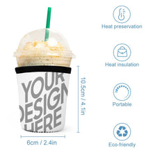 Cargar imagen en el visor de la galería, Funda Aislante para Vaso / Funda para Botella / Funda de Café Impermeable Reutilizable JJ0520231 Personalizada con Impresión Completa de una imagen con Foto Logo Patrón Texto