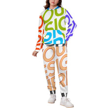 Cargar imagen en el visor de la galería, Conjunto de sudadera para niños de 2 piezas A5TZ para niñas y niños personalizado con patrón foto texto (impresión de imágenes múltiples)