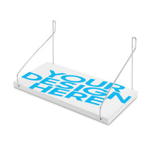 Cargar imagen en el visor de la galería, Estanterías de madera para pared/ Estanterías de carga personalizadas con foto, texto o logo