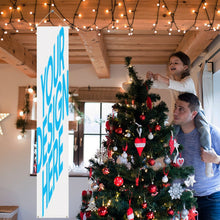Cargar imagen en el visor de la galería, Pareja de pintura Coplas Rojas para Decoración de Navidad para puerta Pegatinas de pared Pintura de Feliz Año Nuevo GY0903159 Personalizado Personalizada con Foto, Texto o Logo