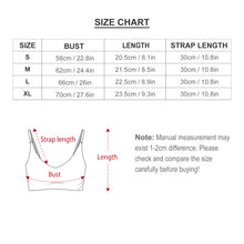 Cargar imagen en el visor de la galería, Sujetador / Sostén Cómodo sin Aros de Tirante Ajustable sin Ganchos sin Rastro para Mujer WH022 Personalizado con Impresión en Medio de Una Imagen con Foto Texto Patrón