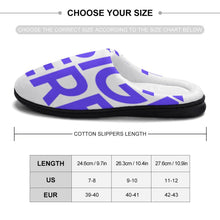 Cargar imagen en el visor de la galería, Pantuflas de Algodón para mujer personalizadas con Impresión Completa con Foto Logo Patrón Texto