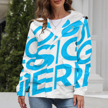 Cargar imagen en el visor de la galería, Chaqueta gruesa corta deportiva de moda con forro polar para mujer A679 Personalizada con Impresión Completa de una imagen con Foto Logo Patrón Texto