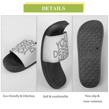 Cargar imagen en el visor de la galería, Chanclas de Baño Playa Piscina de PVC / Zapatillas Antideslizantes Verano para Mujer Hombre Verano FS0807021 Personalizadas con Impresión Completa de Múltiples Imágenes con Foto Logo Patrón Texto