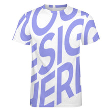 Cargar imagen en el visor de la galería, Camiseta algodón puro estampado manga corta para hombre ay001 Personalizada con Impresión Completa de una imagen con Foto Logo Patrón Texto