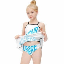 Cargar imagen en el visor de la galería, Tankini / Bañador con Volantes Estampado para Niñas NT024 Personalizado con Impresión Completa con Foto Logo Patrón Texto