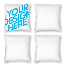 Cargar imagen en el visor de la galería, Funda de Cojín con Impresión a Una Cara (4 Piezas ) de Diseño Personalizado Personalizada con Foto, Texto o Logo