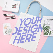 Cargar imagen en el visor de la galería, Bolsa de lona portátil impresión a doble cara XB0601006 Personalizada con Foto Logo Patrón Texto