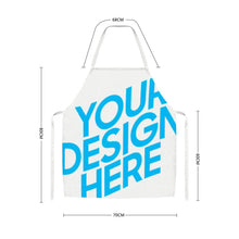 Cargar imagen en el visor de la galería, Delantal para Adultos sin Bolsillos con Diseño Personalizado de Tu Foto o Texto