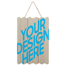 Cargar imagen en el visor de la galería, Cuadro Pintura Imagen Dibujo Colgante de Madera (de forma Ondulada) 20×30cm GY0903174 Personalizado Personalizada con Foto, Texto o Logo