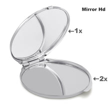 Cargar imagen en el visor de la galería, Espejo de Maquillaje de Viaje con Diseño Personalizado Tus Patrones o Nombres
