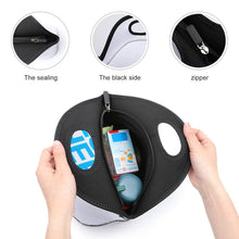 Cargar imagen en el visor de la galería, Bolsa de PVC para almuerzo, bolsa fresca, bolsa térmica con asa (hay varias especificaciones disponibles) para adultos y niños Impresión de diseño Personalizado con Foto o Mensajes de Texto