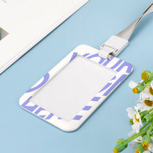 Cargar imagen en el visor de la galería, Tarjetero de identificación de plástico vertical de trabajo estudiante con cordón, JJ0529039 Personalizado con Impresión Completa con Foto Logo Patrón Texto
