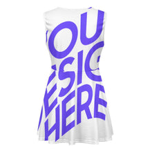 Cargar imagen en el visor de la galería, Disfraz ropa de animadora uniforme para mujer personalizado con foto patrón texto (impresión de imagen única)