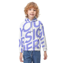 Cargar imagen en el visor de la galería, Sudadera Infantil Informal con Capucha para Niños Niñas Chicos Chicas YT1205070 Personalizada con Impresión Completa de una imagen con Foto Logo Patrón Texto