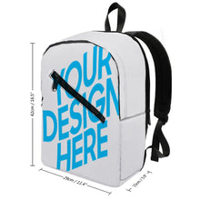 Cargar imagen en el visor de la galería, Mochila de PU 300D con Diseño Personalizado de Tu Foto o Texto