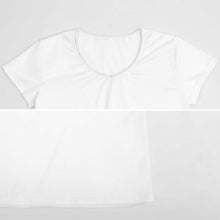 Cargar imagen en el visor de la galería, Camiseta de manga corta con cuello en V talla grande para mujer VT Personalizada con Impresión Completa de múltiples imágenes con Foto Logo Patrón Texto