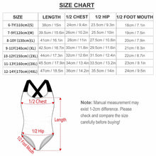 Cargar imagen en el visor de la galería, Bañador moda niña NT018 personalizado con patrón foto texto (impresión de imágenes múltiples)