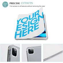Cargar imagen en el visor de la galería, Funda para iPad Protector de pantalla integrado iPad Pro 2020 (11 in) Trifold Cosmo Funda inteligente con reposo / encendido automático y soporte para lápices para Apple iPad 3C0707010 Personalizada con Foto, Texto o Logo
