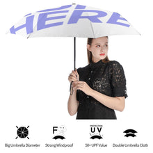 Cargar imagen en el visor de la galería, Paraguas Plegable de 3 Pliegues Manual / Automático con Estampado para Lluvia JJ0513039 Personalizado con Impresión de Dos Imágenes con Foto Logo Patrón Texto