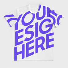 Cargar imagen en el visor de la galería, Camiseta de hombre con estampado integral OMDT01 personalizado con patrón foto texto (impresión de imagen única)