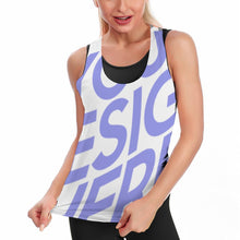 Cargar imagen en el visor de la galería, Chaleco Deprotivo de Entrenamiento de Yoga sin Mangas para Mujer YJ022 Personalizado con Impresión Completa de múltiples imágenes con Foto Logo Patrón Texto