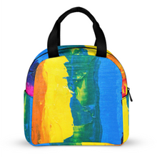 Cargar imagen en el visor de la galería, Bolsa de Almuerzo / Lonchera Térmica con Bolsillo Grande de Comida para Oficina Escuela para Mujer Hombre Niños XB0602049 Personalizada Impresion Completa de Múltiples Imágenes con Foto Logo Patrón Texto