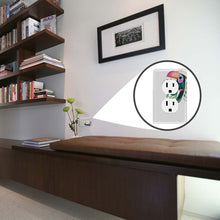 Cargar imagen en el visor de la galería, Panel de Enchufe Americano con Diseño Personalizado Personalizada de Tus Textos o Imágenes