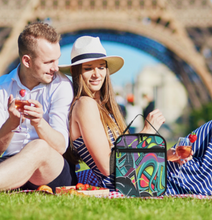 Cargar imagen en el visor de la galería, Bolsa de refrigeración aislada Bolsa de almuerzo reutilizable Bolsa Personalizada Impresion completa de múltiples Imágenes con fotos logo texto