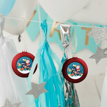 Cargar imagen en el visor de la galería, Bolas Navideñas Grandes / Bola de Navidad Personalizadas Impresion Completa de Una Imagen con Nombre Foto Logotipo Patrón Texto