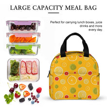 Cargar imagen en el visor de la galería, Bolsa Grande de Almuerzo Reutilizable con Bolsillo / Bolsa Térmica de Almuerzo Aislada XB0602049 Personalizada Impresion Completa de Una Imagen con Foto Logo Patrón Texto