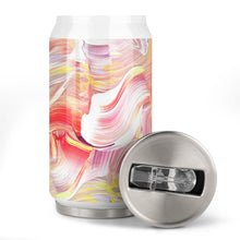 Cargar imagen en el visor de la galería, Taza tipo lata de aluminio de 304 Acero Inoxidable Reutilizable Estampada Completa con Tapa y Pajita para Cola Café Bebida JJ0520165 Personalizada con Foto Logo Patrón Texto