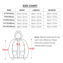 Cargar imagen en el visor de la galería, Chaqueta corta fina deportiva con capucha protegido de viento para niños niñas A537 Personalizada con Impresión Completa de una imagen con Foto Logo Patrón Texto