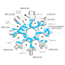 Cargar imagen en el visor de la galería, Llave inglesa Herramienta multifunción con forma de copo de nieve JJ0529033 Personalizada con Foto, Texto o Logo