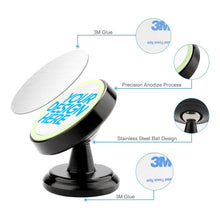 Cargar imagen en el visor de la galería, Soporte magnético para teléfono móvil para coche compatible con todos los smartphones y tabletas QC1104011 Personalizado Personalizada con Foto, Texto o Logo