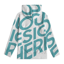 Cargar imagen en el visor de la galería, Sudadera Clásica Casual con capucha Impresión Centrada Completa para Unisex Niños Chicos Adolescentes FS0816039 Personalizada de una imagen con Foto Logo Patrón Texto