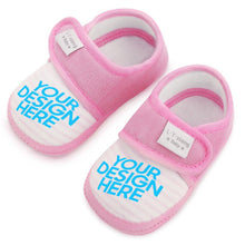Cargar imagen en el visor de la galería, Zapatos de bebé niñas recién nacidos invierno FS0806025 Personalizado Personalizada con Foto, Texto o Logo