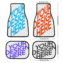 Cargar imagen en el visor de la galería, Juego de alfombrillas para coche con impresión de varias imágenes (4 piezas) Alfombrillas universales Personalizada con foto logo patrón texto