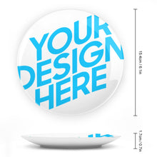 Cargar imagen en el visor de la galería, Plato Decorativo de Porcelana China Adorno de Cerámica para Hogar Oficina GY0902051 Personalizado Impresion Completa de Una Imagen con Foto Logo Patrón Texto