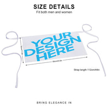 Cargar imagen en el visor de la galería, Delantal de Media Longitud con Diseño Personalizado Personalizada de Tus Textos o Imágenes